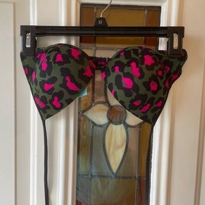 VS pink Push-UP Bikini Top